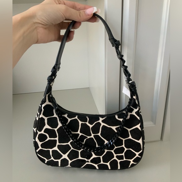 MICHAEL KORS Piper Small Animal Print Calf Hair Shoulder Bag Purse BRAND NEW - Picture 16 of 16